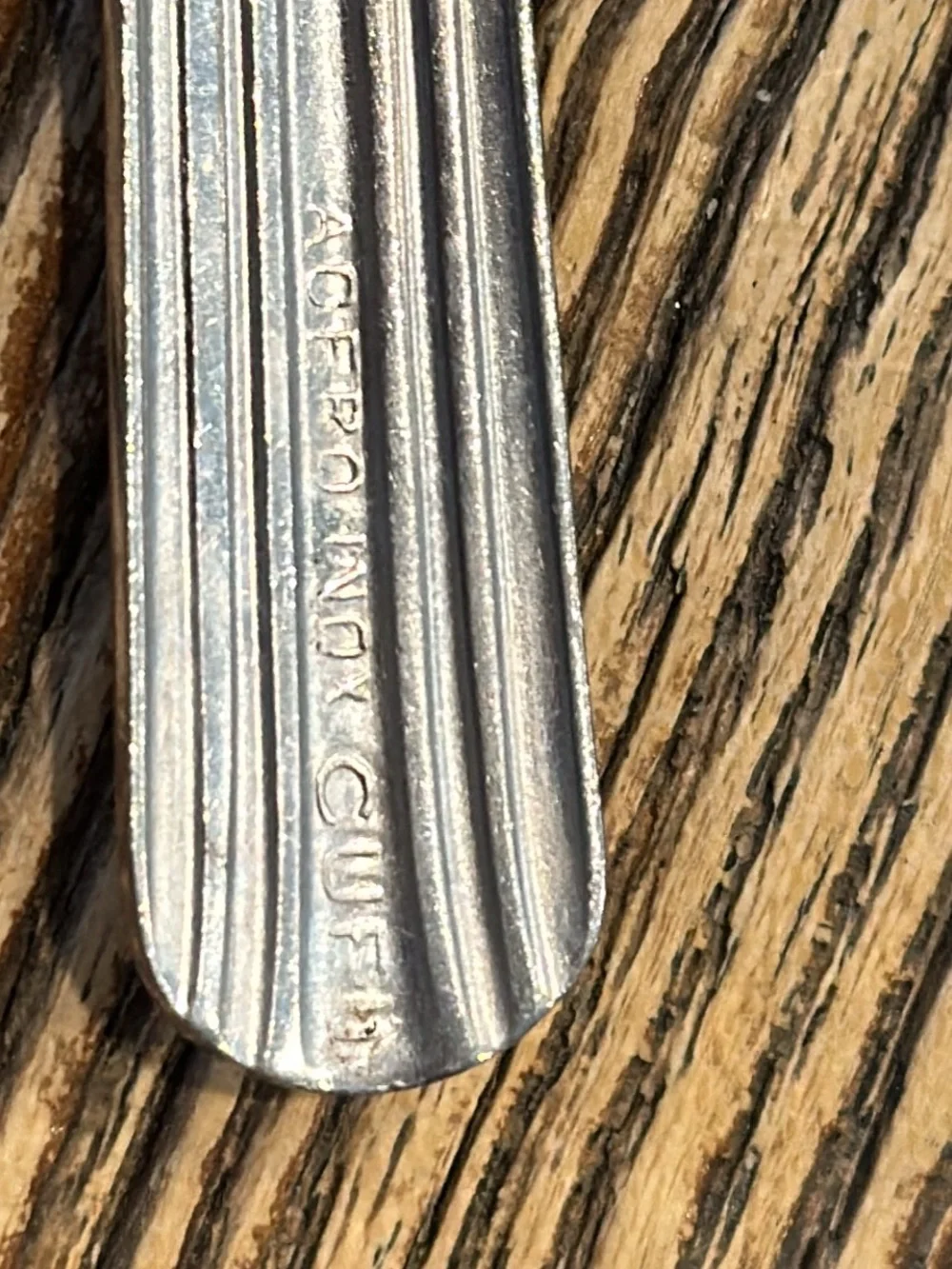 Vintage Cold Meat/Mango Steel Silver Cocktail Fork - Sleek Three-Prong